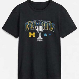 Michigan Wolverines Big Ten Men's Ice Hockey Championship 2026 Unisex T Shirt 73